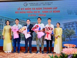 Sistar Vietnam đồng hành cùng Lễ kỷ niệm 50 năm Bộ môn Miễn dịch - Sinh lý bệnh, Trường Đại học Y - Dược, Đại học Huế
