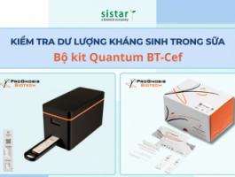 Bộ kit Quantum BT Cef - Kiểm Tra Dư Lượng Kháng Sinh Trong Sữa, bảo Vệ Sức Khỏe Người Tiêu Dùng