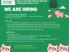 Sistar Vietnam tuyển dụng Trưởng phòng sản phẩm Chẩn đoán (DD Manager)