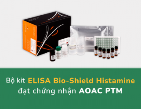 BỘ KIT ELISA BIO-SHIELD HISTAMINE ĐẠT CHỨNG NHẬN AOAC PTM